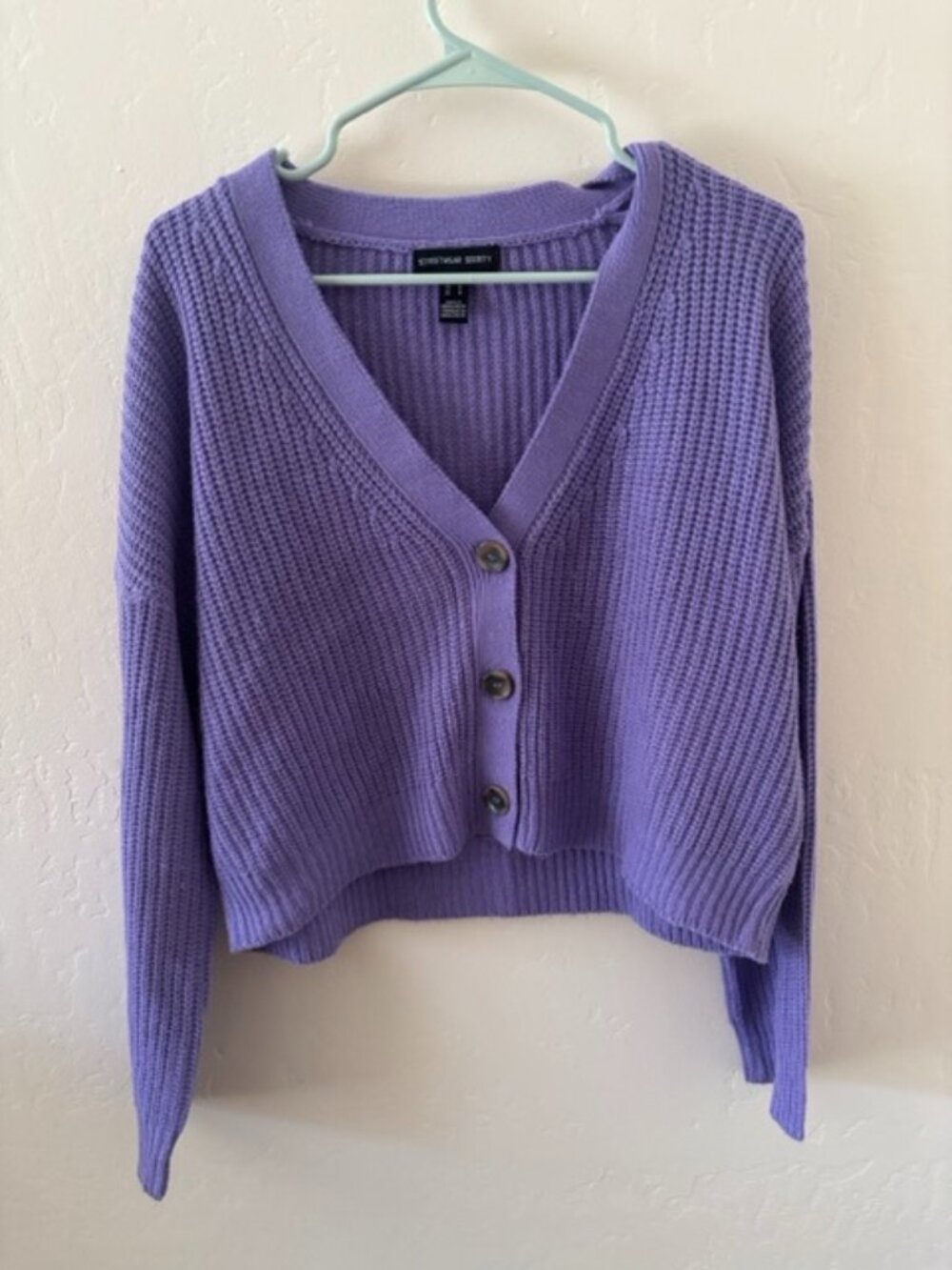 Purple Cardigan